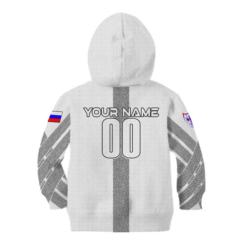 Personalized Slovenia Football 2024 Kid Hoodie Trophy Wing Style - Wonder Print Shop