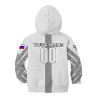 Personalized Slovenia Football 2024 Kid Hoodie Trophy Wing Style - Wonder Print Shop