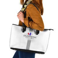 Slovenia Football 2024 Leather Tote Bag Trophy Wing Style - Wonder Print Shop