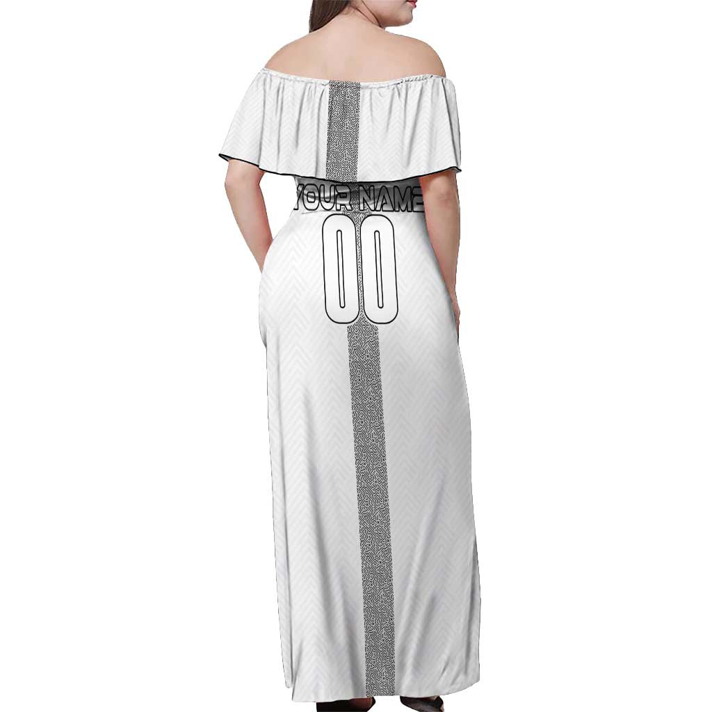 Personalized Slovenia Football 2024 Off Shoulder Maxi Dress Trophy Wing Style - Wonder Print Shop