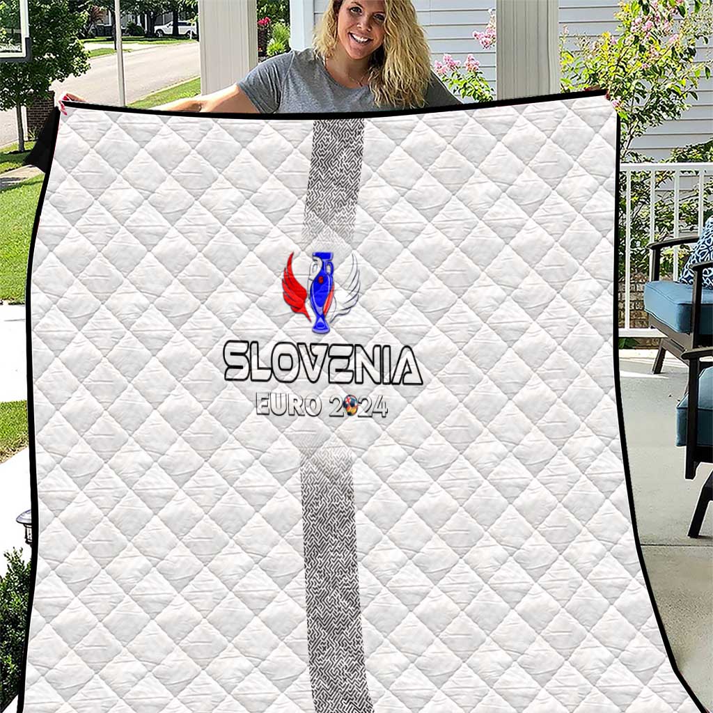 Slovenia Football 2024 Quilt Trophy Wing Style - Wonder Print Shop