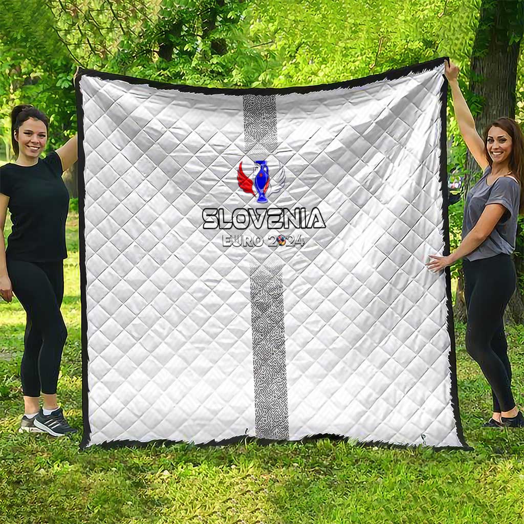 Slovenia Football 2024 Quilt Trophy Wing Style - Wonder Print Shop