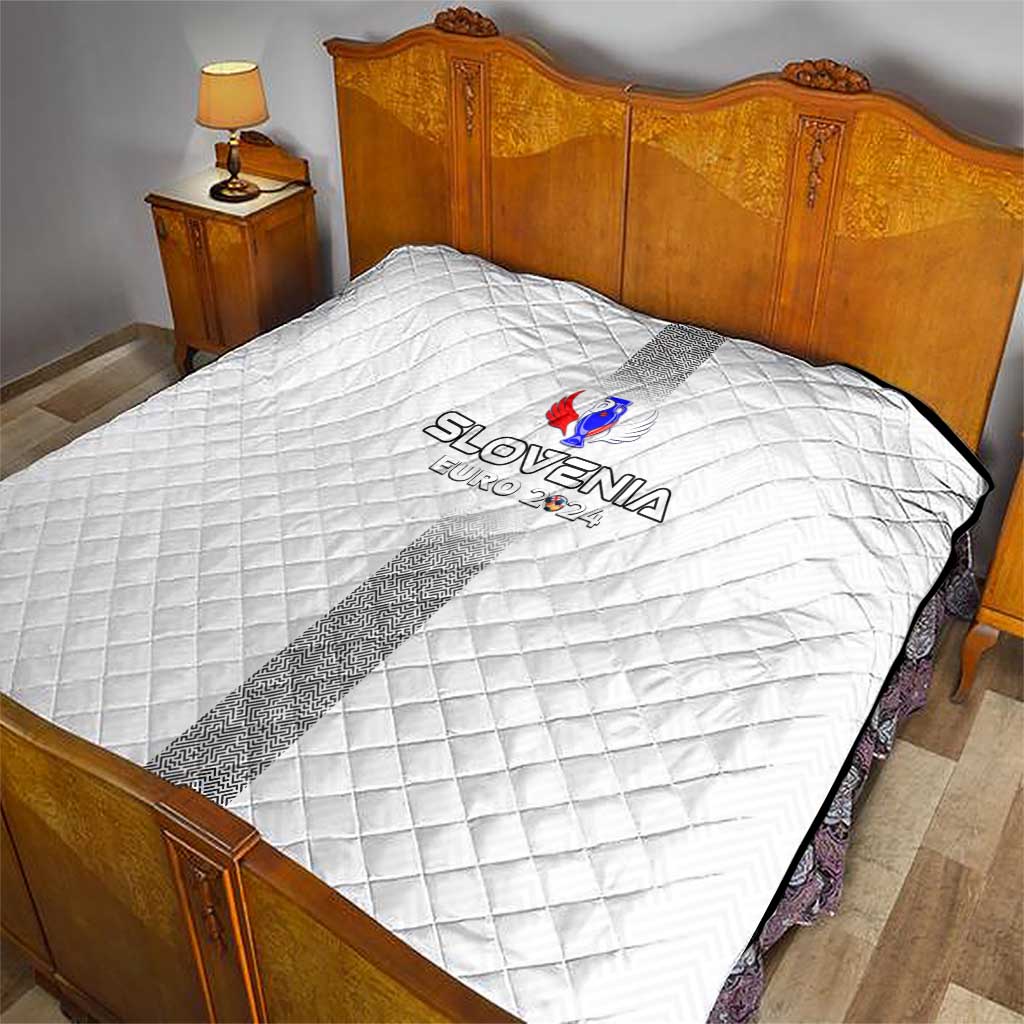 Slovenia Football 2024 Quilt Trophy Wing Style - Wonder Print Shop