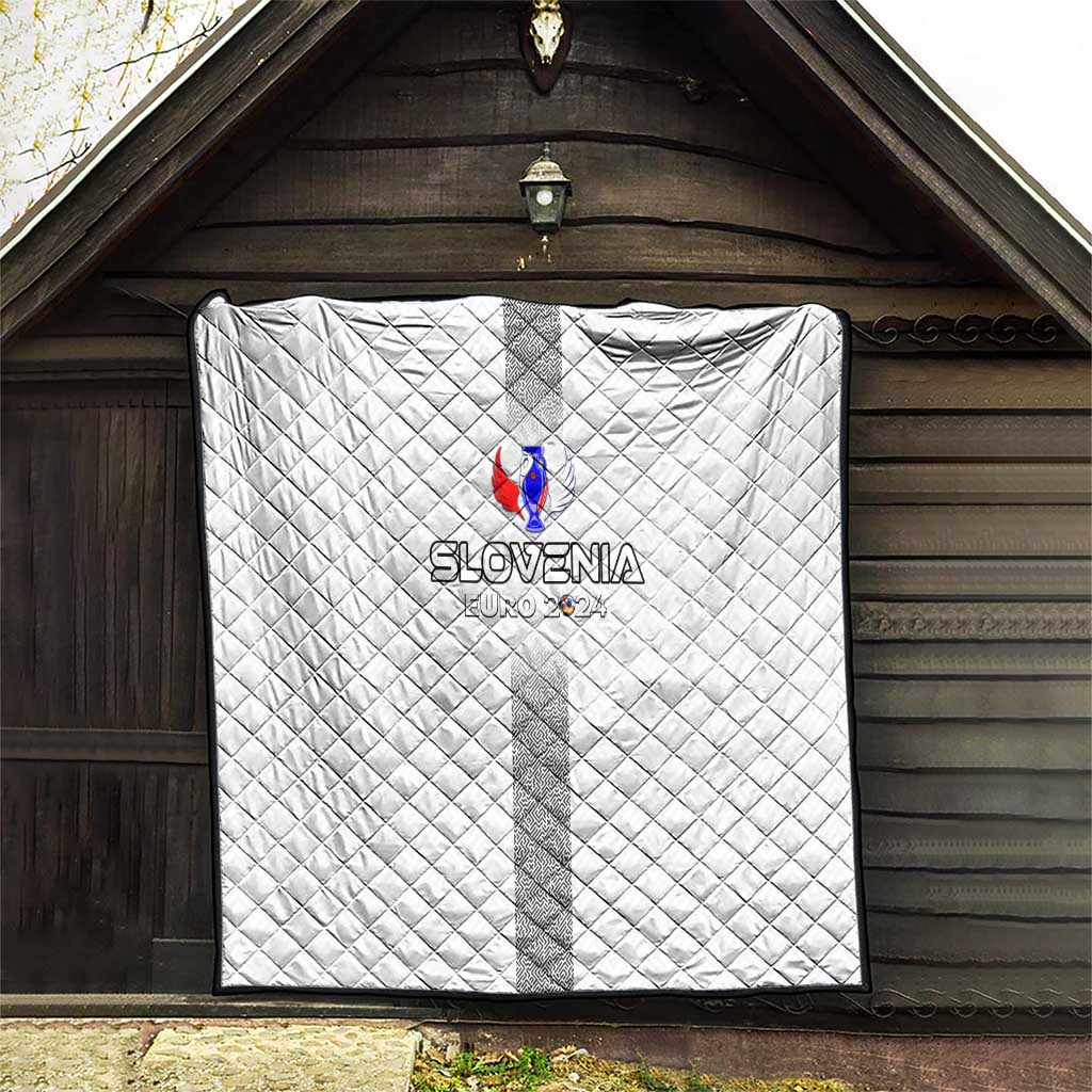 Slovenia Football 2024 Quilt Trophy Wing Style - Wonder Print Shop