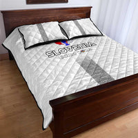 Slovenia Football 2024 Quilt Bed Set Trophy Wing Style - Wonder Print Shop