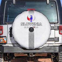 Slovenia Football 2024 Spare Tire Cover Trophy Wing Style - Wonder Print Shop