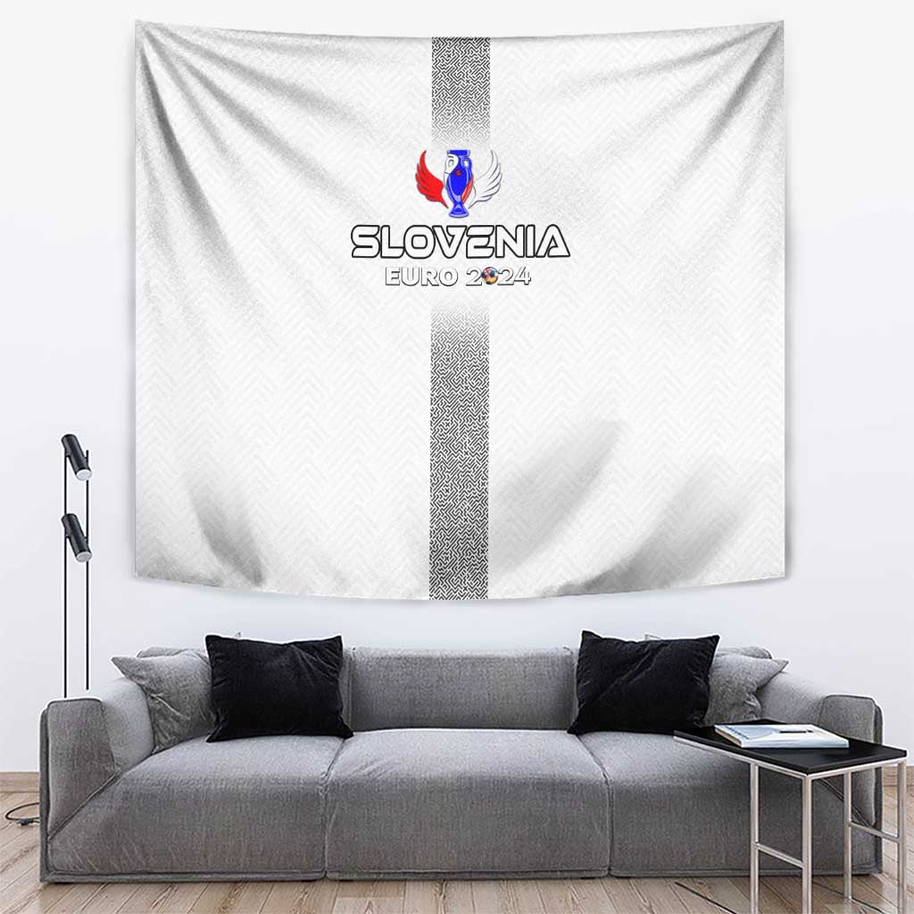 Slovenia Football 2024 Tapestry Trophy Wing Style - Wonder Print Shop