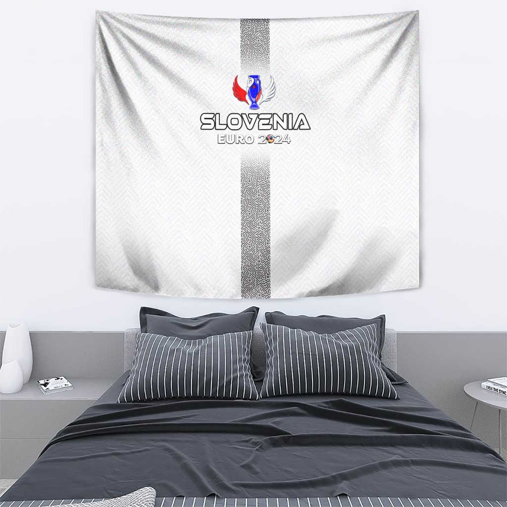 Slovenia Football 2024 Tapestry Trophy Wing Style - Wonder Print Shop