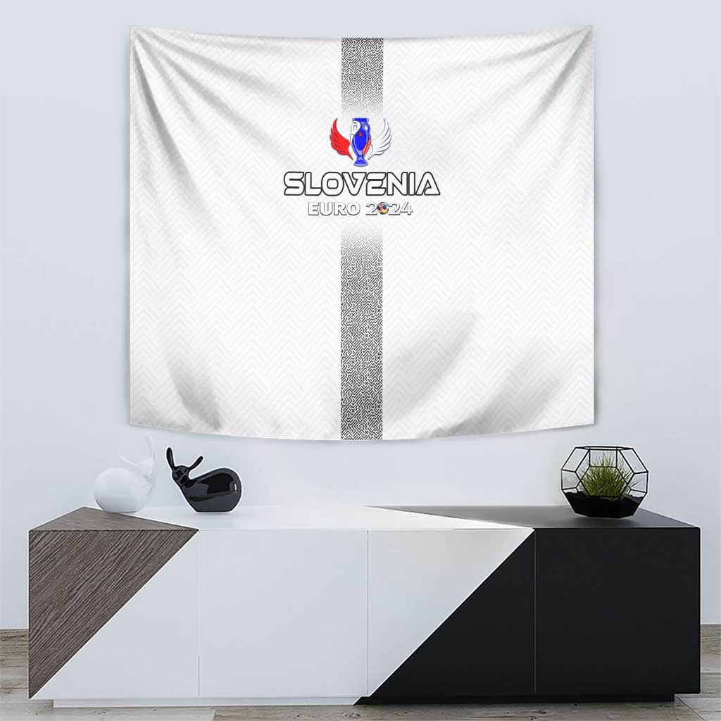 Slovenia Football 2024 Tapestry Trophy Wing Style - Wonder Print Shop