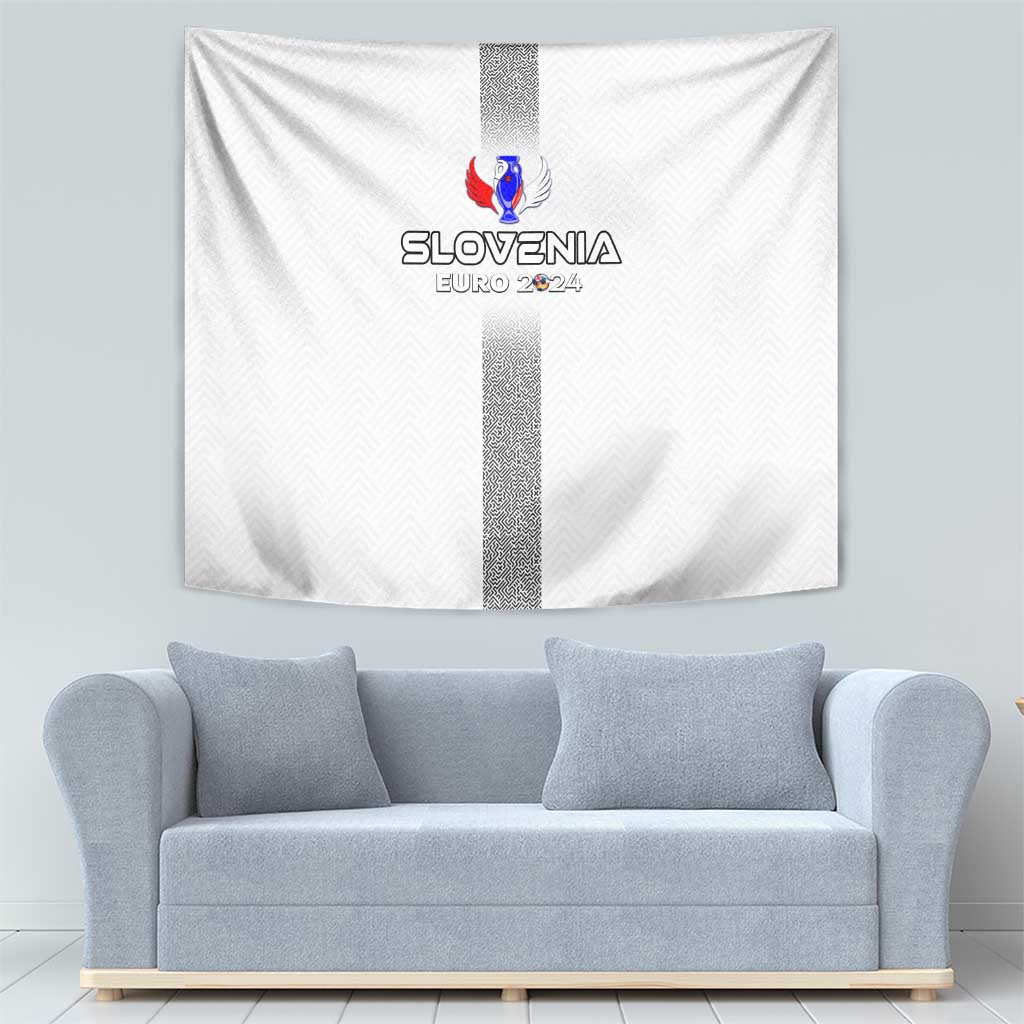 Slovenia Football 2024 Tapestry Trophy Wing Style - Wonder Print Shop