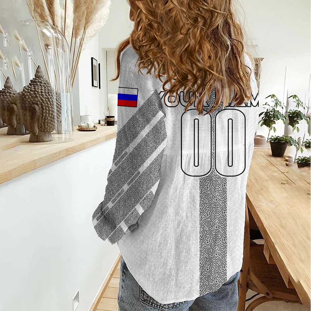 Personalized Slovenia Football 2024 Women Casual Shirt Trophy Wing Style - Wonder Print Shop