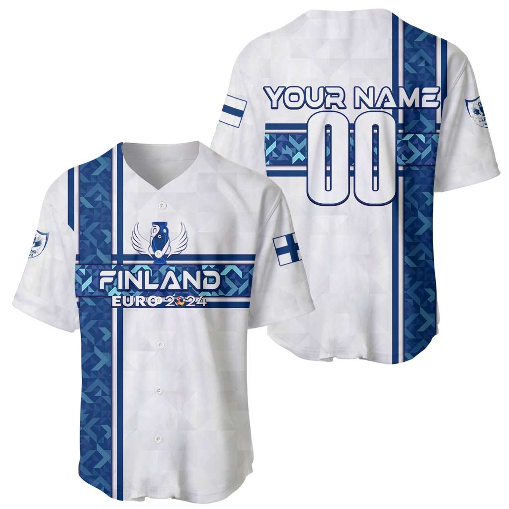 Personalized Finland Football 2024 Baseball Jersey Trophy Wing Style - Wonder Print Shop