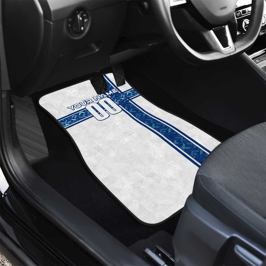 Finland Football 2024 Car Mats Trophy Wing Style - Wonder Print Shop