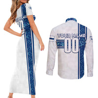 Personalized Finland Football 2024 Couples Matching Short Sleeve Bodycon Dress and Long Sleeve Button Shirt Trophy Wing Style - Wonder Print Shop