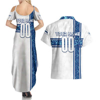 Personalized Finland Football 2024 Couples Matching Summer Maxi Dress and Hawaiian Shirt Trophy Wing Style - Wonder Print Shop