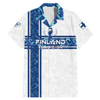Personalized Finland Football 2024 Family Matching Mermaid Dress and Hawaiian Shirt Trophy Wing Style - Wonder Print Shop