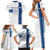 Personalized Finland Football 2024 Family Matching Short Sleeve Bodycon Dress and Hawaiian Shirt Trophy Wing Style - Wonder Print Shop
