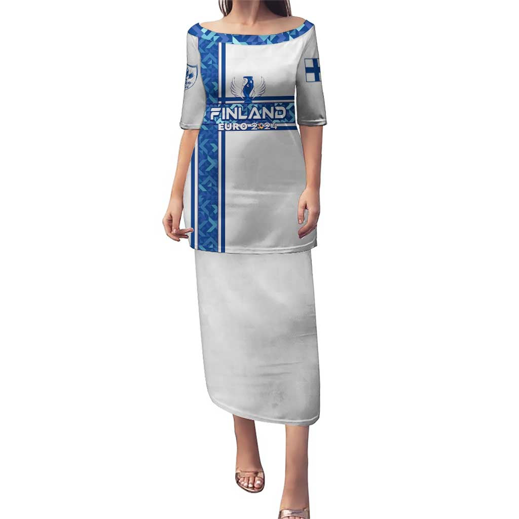 Personalized Finland Football 2024 Puletasi Trophy Wing Style - Wonder Print Shop