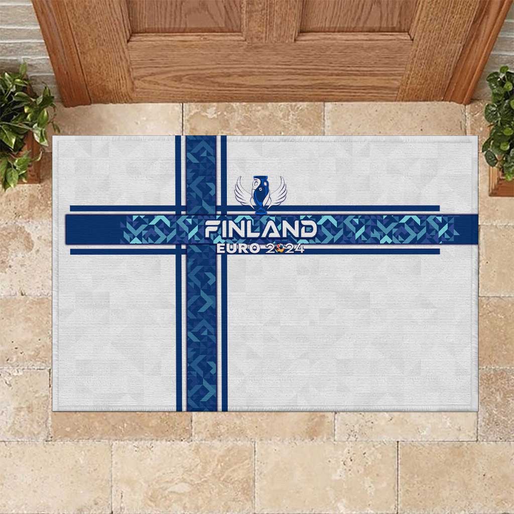 Finland Football 2024 Rubber Doormat Trophy Wing Style - Wonder Print Shop