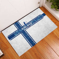 Finland Football 2024 Rubber Doormat Trophy Wing Style - Wonder Print Shop