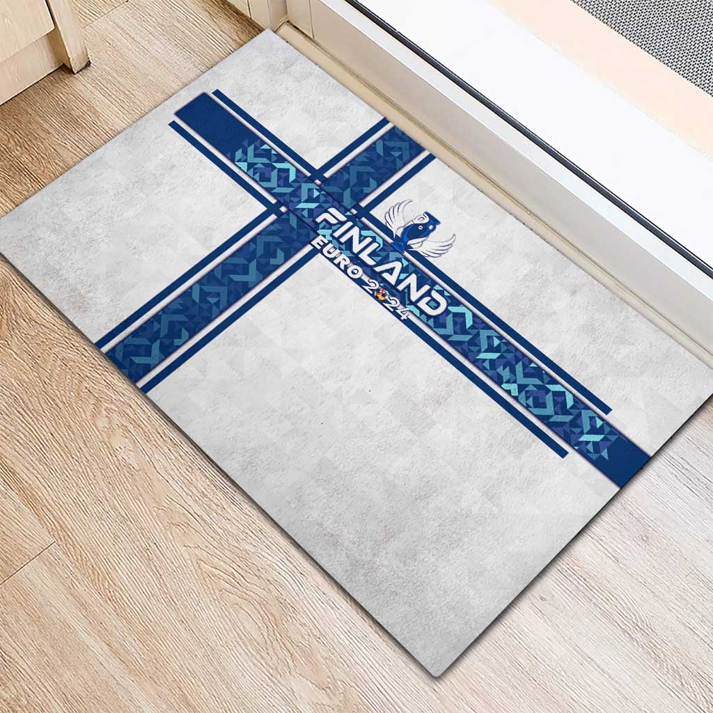 Finland Football 2024 Rubber Doormat Trophy Wing Style - Wonder Print Shop