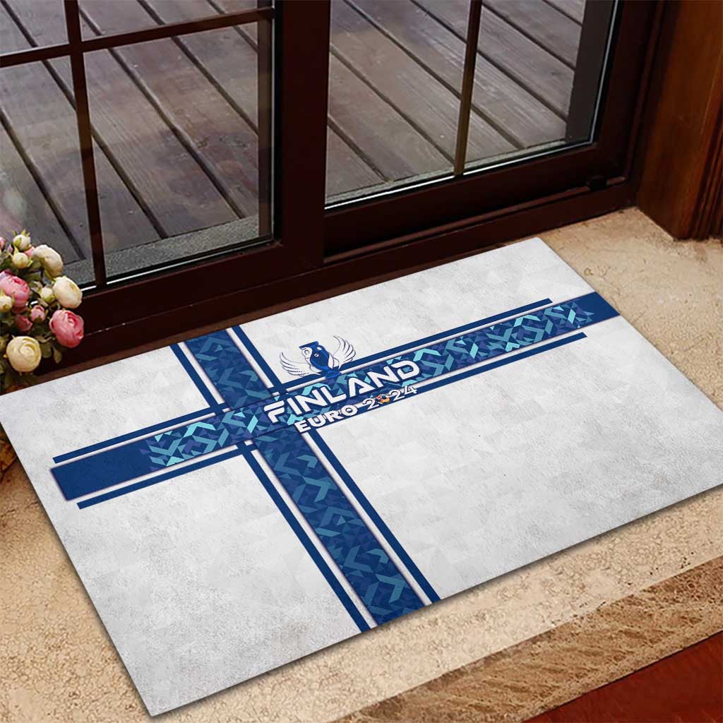 Finland Football 2024 Rubber Doormat Trophy Wing Style - Wonder Print Shop