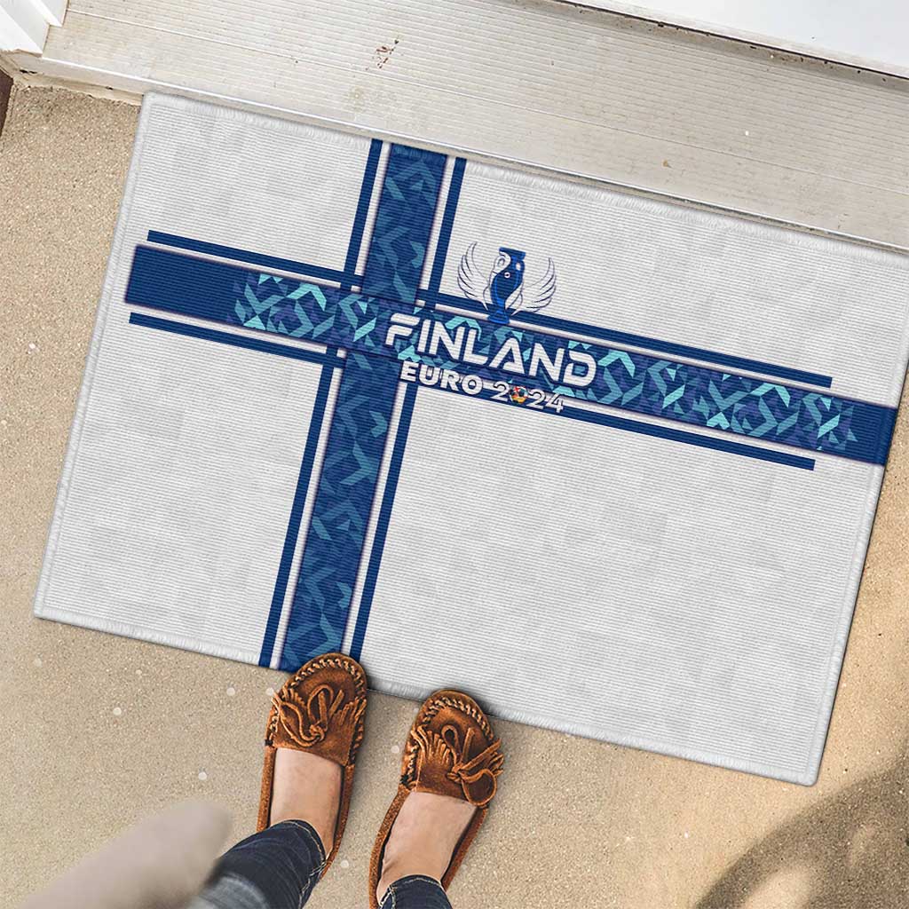 Finland Football 2024 Rubber Doormat Trophy Wing Style - Wonder Print Shop