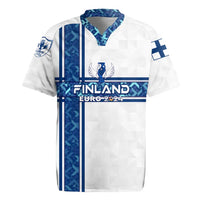 Personalized Finland Football 2024 Rugby Jersey Trophy Wing Style - Wonder Print Shop
