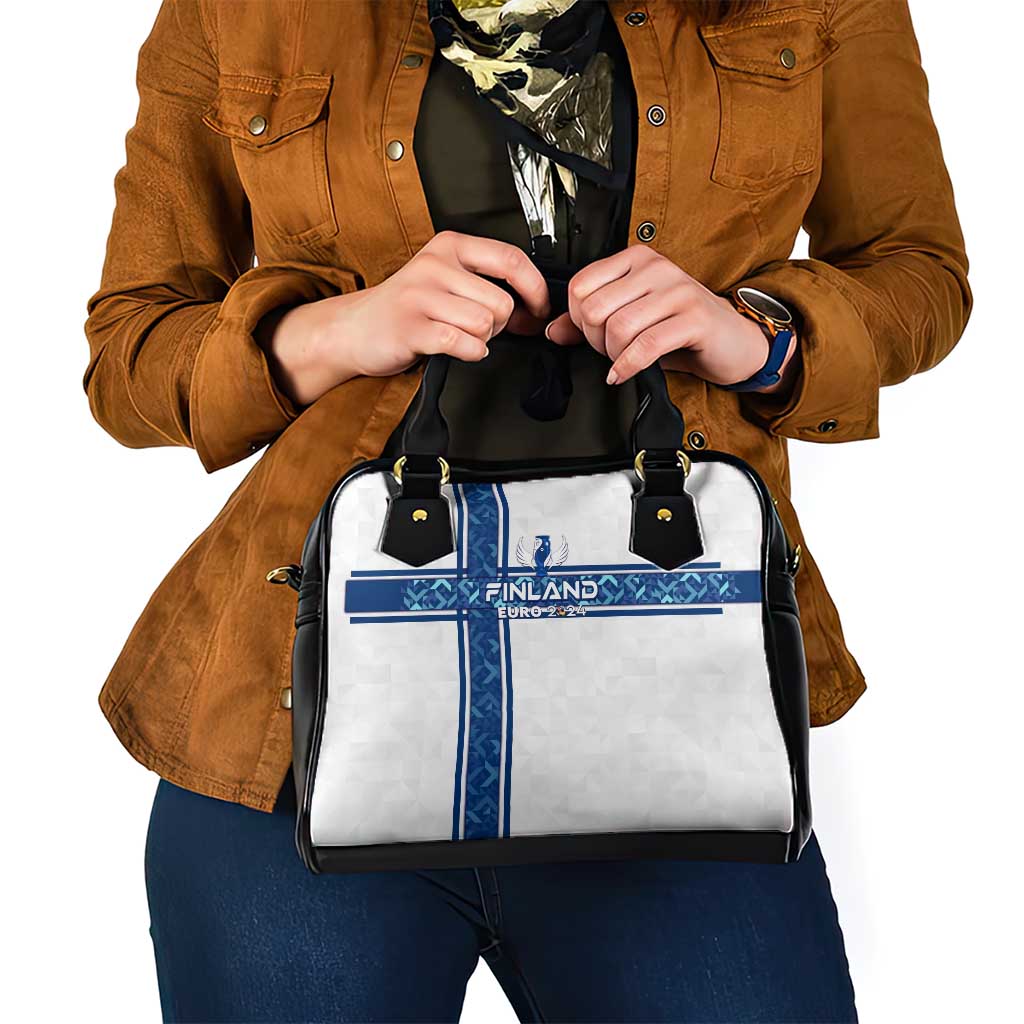 Finland Football 2024 Shoulder Handbag Trophy Wing Style