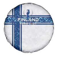 Finland Football 2024 Spare Tire Cover Trophy Wing Style - Wonder Print Shop