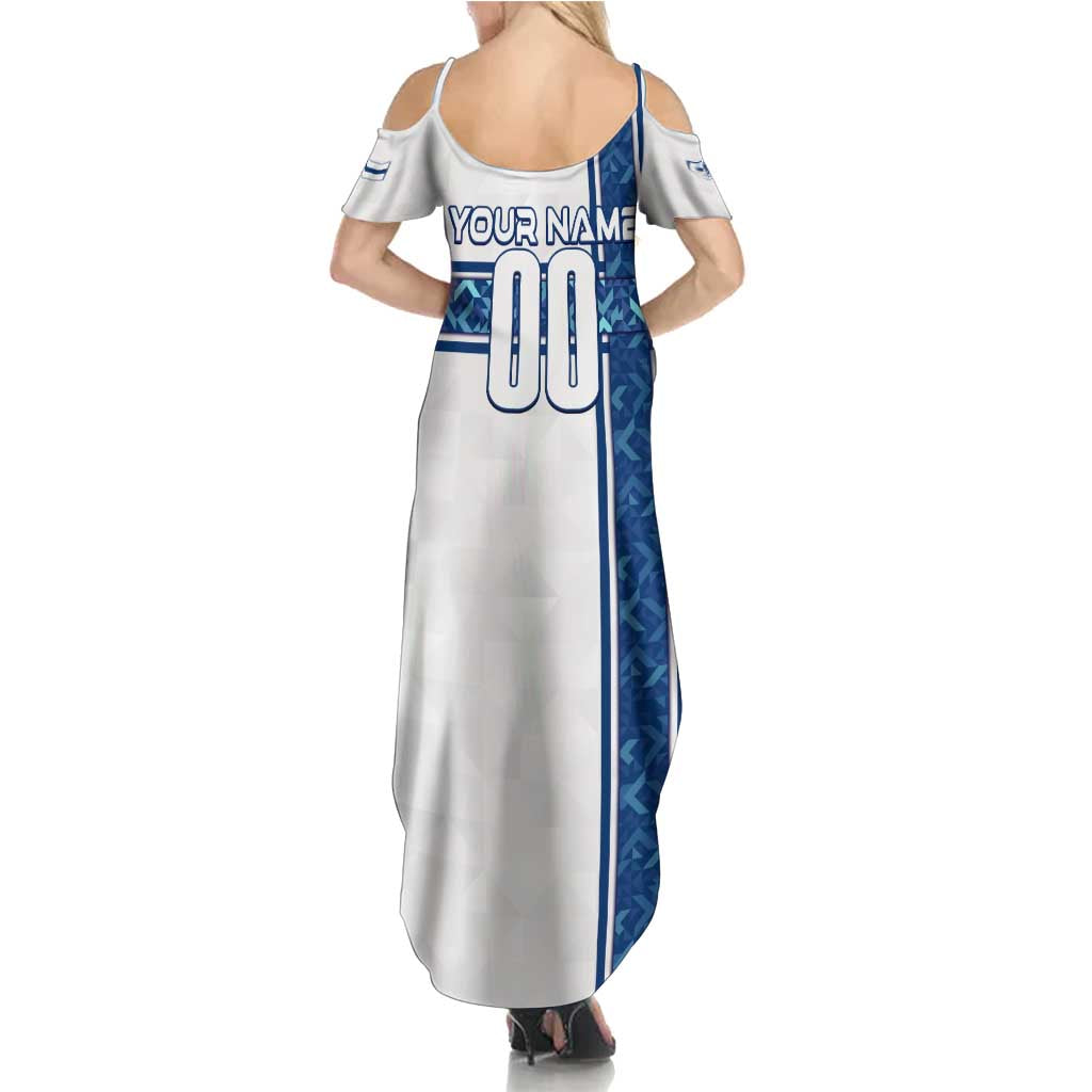 Personalized Finland Football 2024 Summer Maxi Dress Trophy Wing Style - Wonder Print Shop