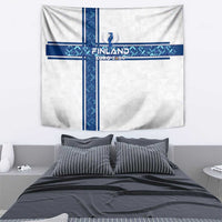 Finland Football 2024 Tapestry Trophy Wing Style - Wonder Print Shop