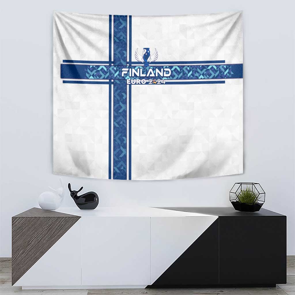 Finland Football 2024 Tapestry Trophy Wing Style - Wonder Print Shop