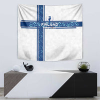Finland Football 2024 Tapestry Trophy Wing Style - Wonder Print Shop