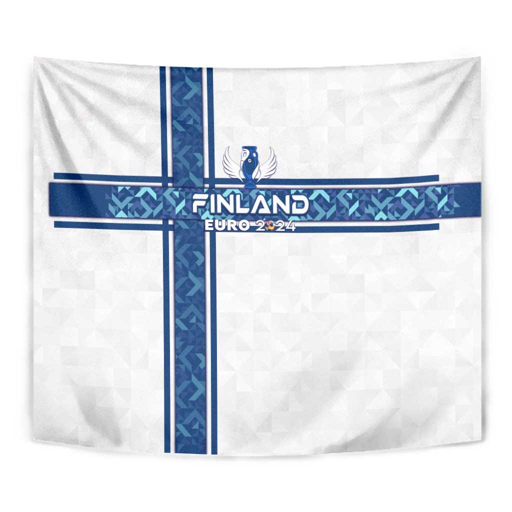 Finland Football 2024 Tapestry Trophy Wing Style - Wonder Print Shop