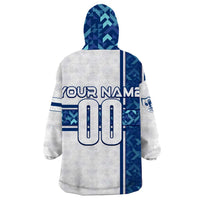 Personalized Finland Football 2024 Wearable Blanket Hoodie Trophy Wing Style - Wonder Print Shop