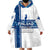Personalized Finland Football 2024 Wearable Blanket Hoodie Trophy Wing Style - Wonder Print Shop