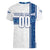 Personalized Finland Football 2024 Women V-Neck T-Shirt Trophy Wing Style - Wonder Print Shop