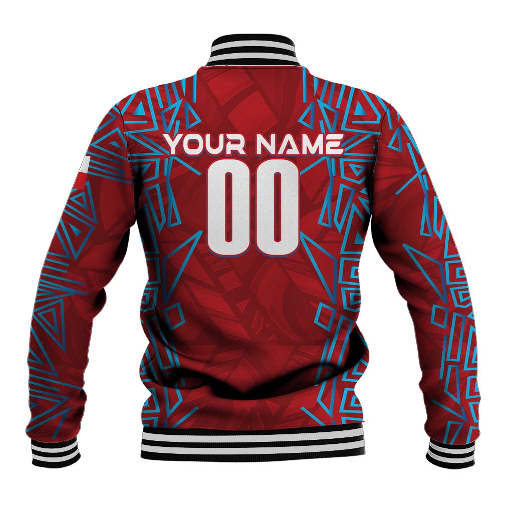 Personalized Czech Republic Football 2024 Baseball Jacket Trophy Wing Style - Wonder Print Shop