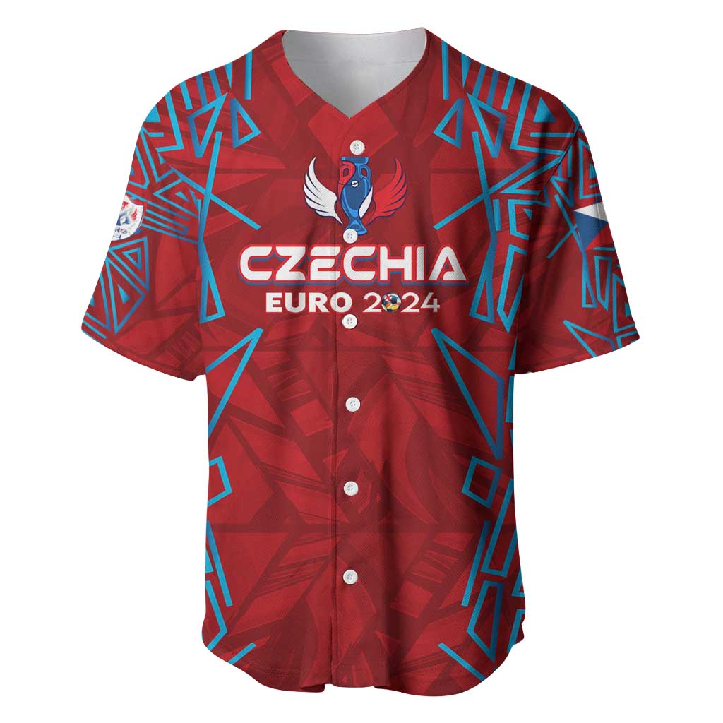 Personalized Czech Republic Football 2024 Baseball Jersey Trophy Wing Style - Wonder Print Shop