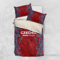 Czech Republic Football 2024 Bedding Set Trophy Wing Style - Wonder Print Shop