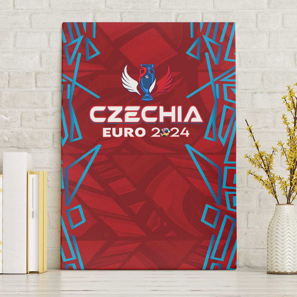 Czech Republic Football 2024 Canvas Wall Art Trophy Wing Style - Wonder Print Shop