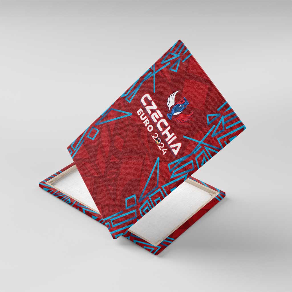 Czech Republic Football 2024 Canvas Wall Art Trophy Wing Style - Wonder Print Shop