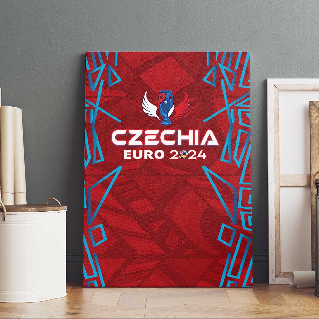 Czech Republic Football 2024 Canvas Wall Art Trophy Wing Style - Wonder Print Shop