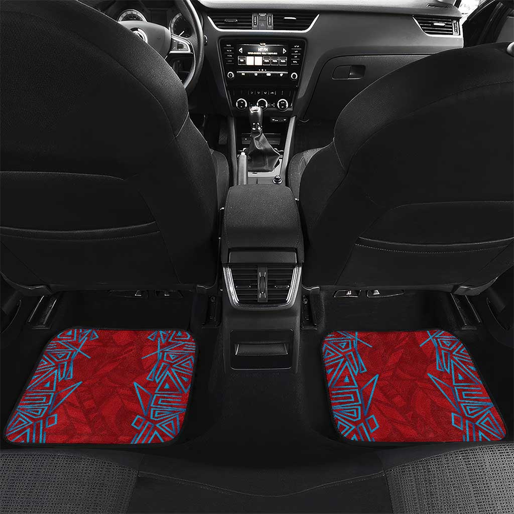 Czech Republic Football 2024 Car Mats Trophy Wing Style - Wonder Print Shop