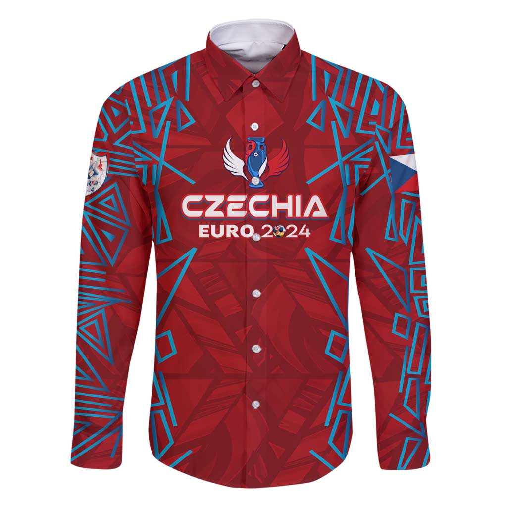 Personalized Czech Republic Football 2024 Family Matching Mermaid Dress and Hawaiian Shirt Trophy Wing Style - Wonder Print Shop