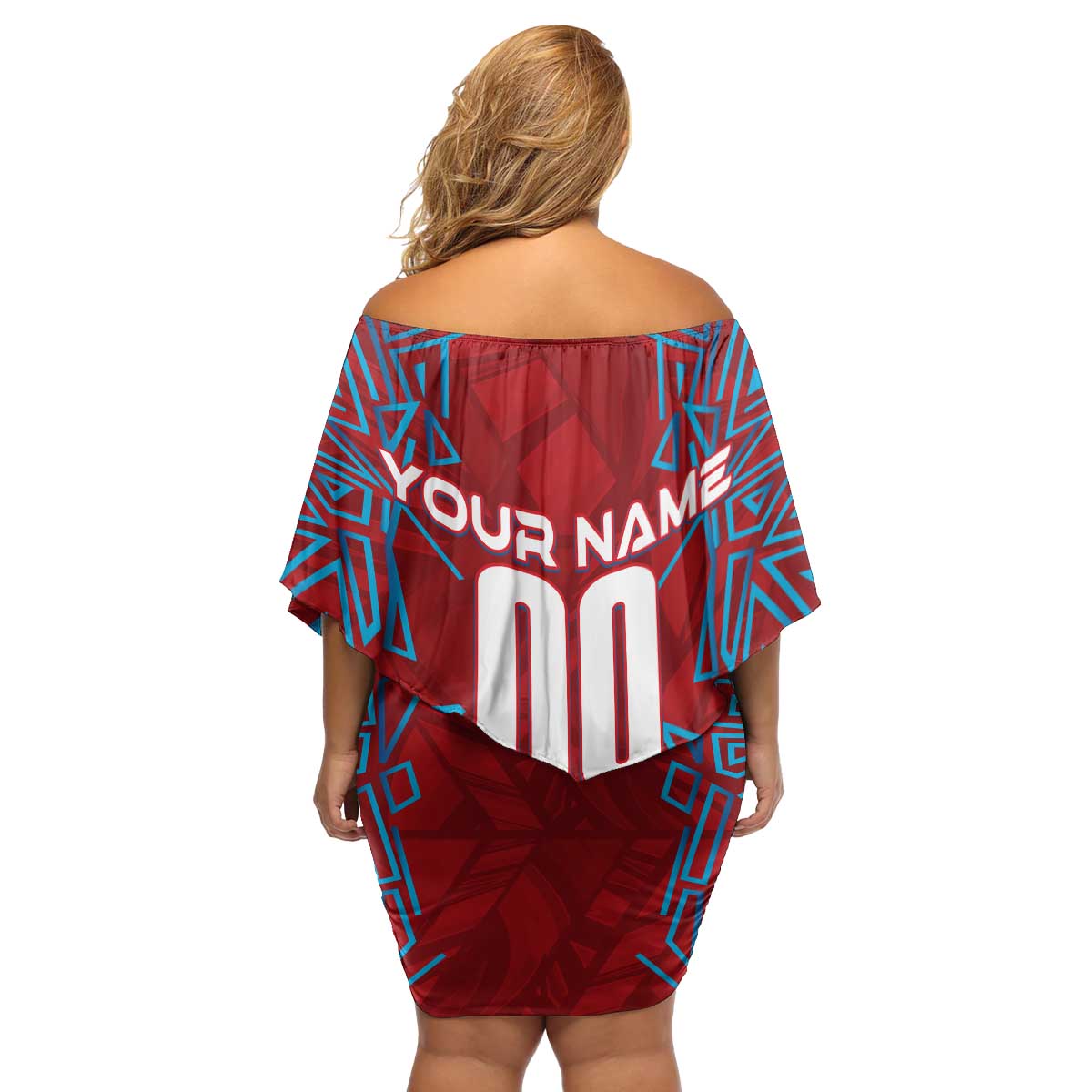 Personalized Czech Republic Football 2024 Family Matching Off Shoulder Short Dress and Hawaiian Shirt Trophy Wing Style - Wonder Print Shop