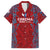 Personalized Czech Republic Football 2024 Family Matching Puletasi and Hawaiian Shirt Trophy Wing Style - Wonder Print Shop