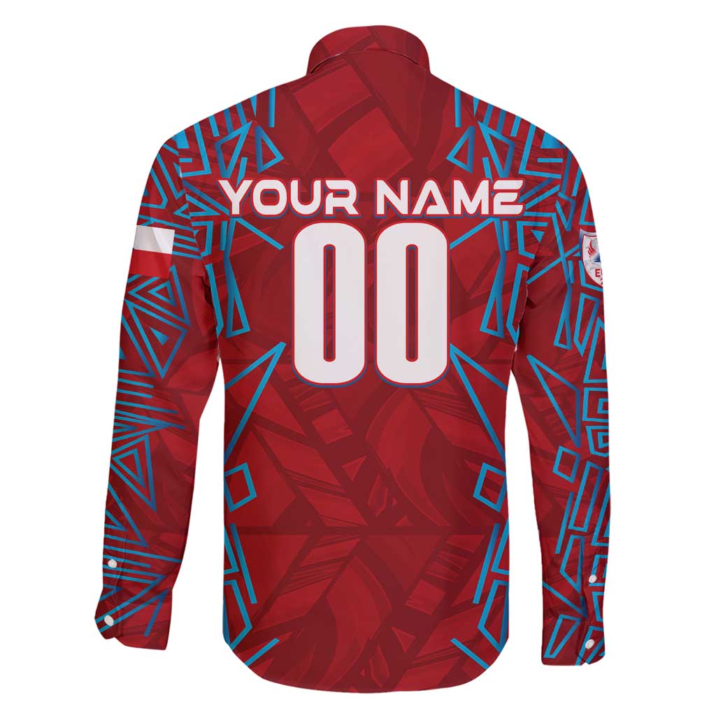 Personalized Czech Republic Football 2024 Family Matching Short Sleeve Bodycon Dress and Hawaiian Shirt Trophy Wing Style - Wonder Print Shop