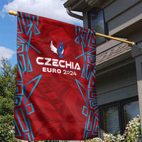 Czech Republic Football 2024 Garden Flag Trophy Wing Style - Wonder Print Shop